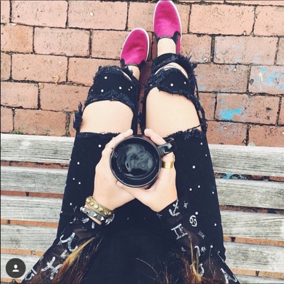 LF Carmar distressed rhinestone boyfriend jeans - Picture 4 of 8